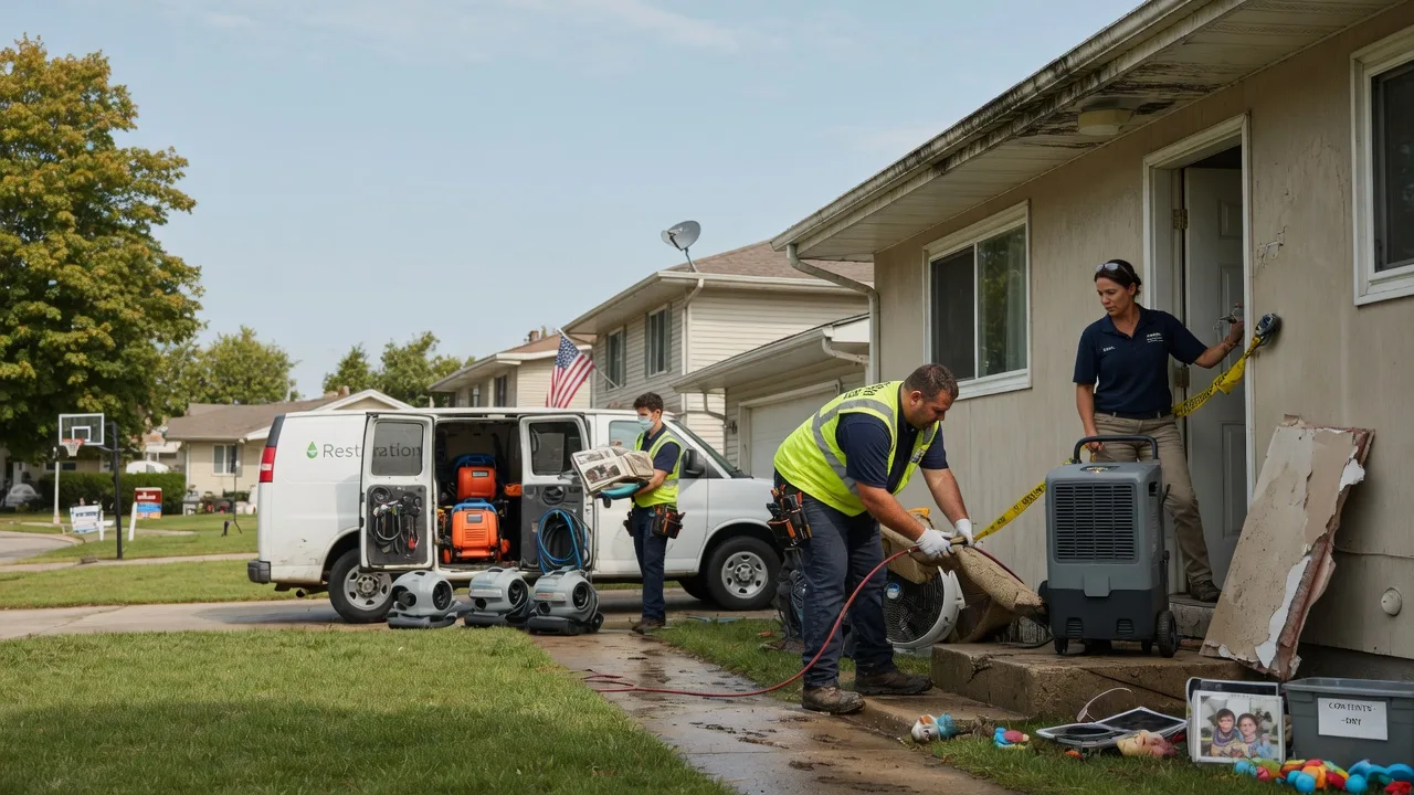 Water Damage Restoration in Freelandville, IN near me